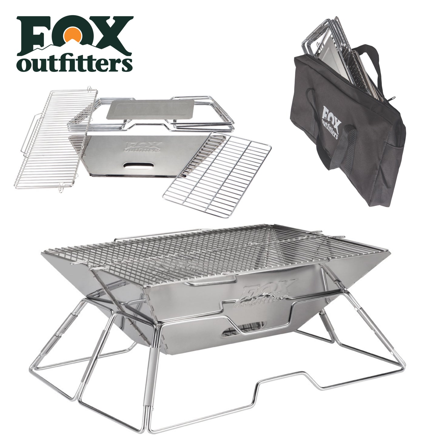Quick Grill Large - Folding Flatpack BBQ