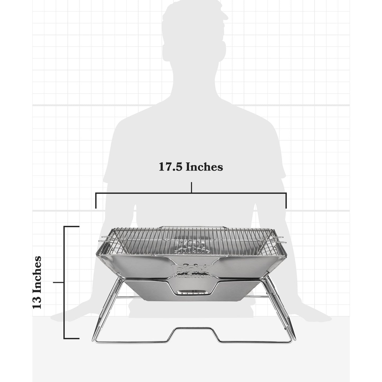 Quick Grill Large - Folding Flatpack BBQ