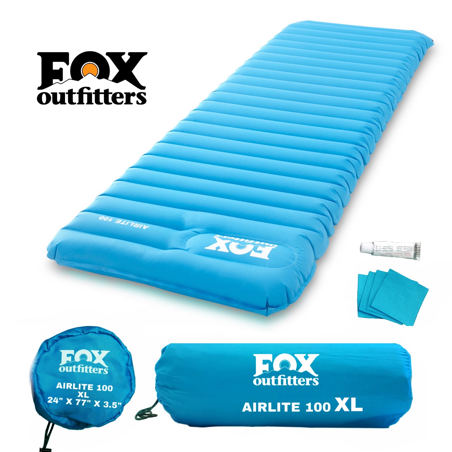 Airlite 100 XL: w/ Integrated Foot Pump