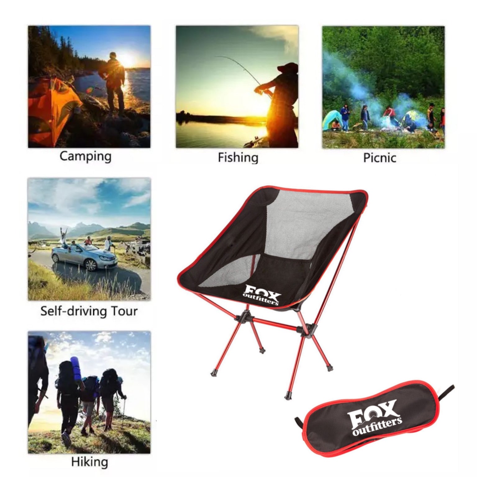 SERIES 7 SEAT: Ultra Durable Folding Chair, Camping, Travelling, Fishi – Fox Outfitters